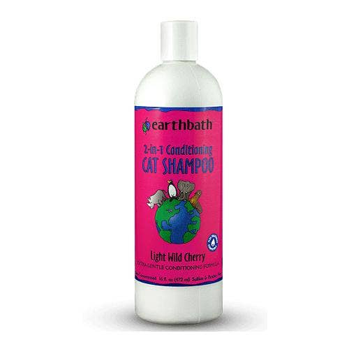 King Wholesale Pet Supplies - Earthbath 2-in-1 Conditioning Cat Shampoo 16oz